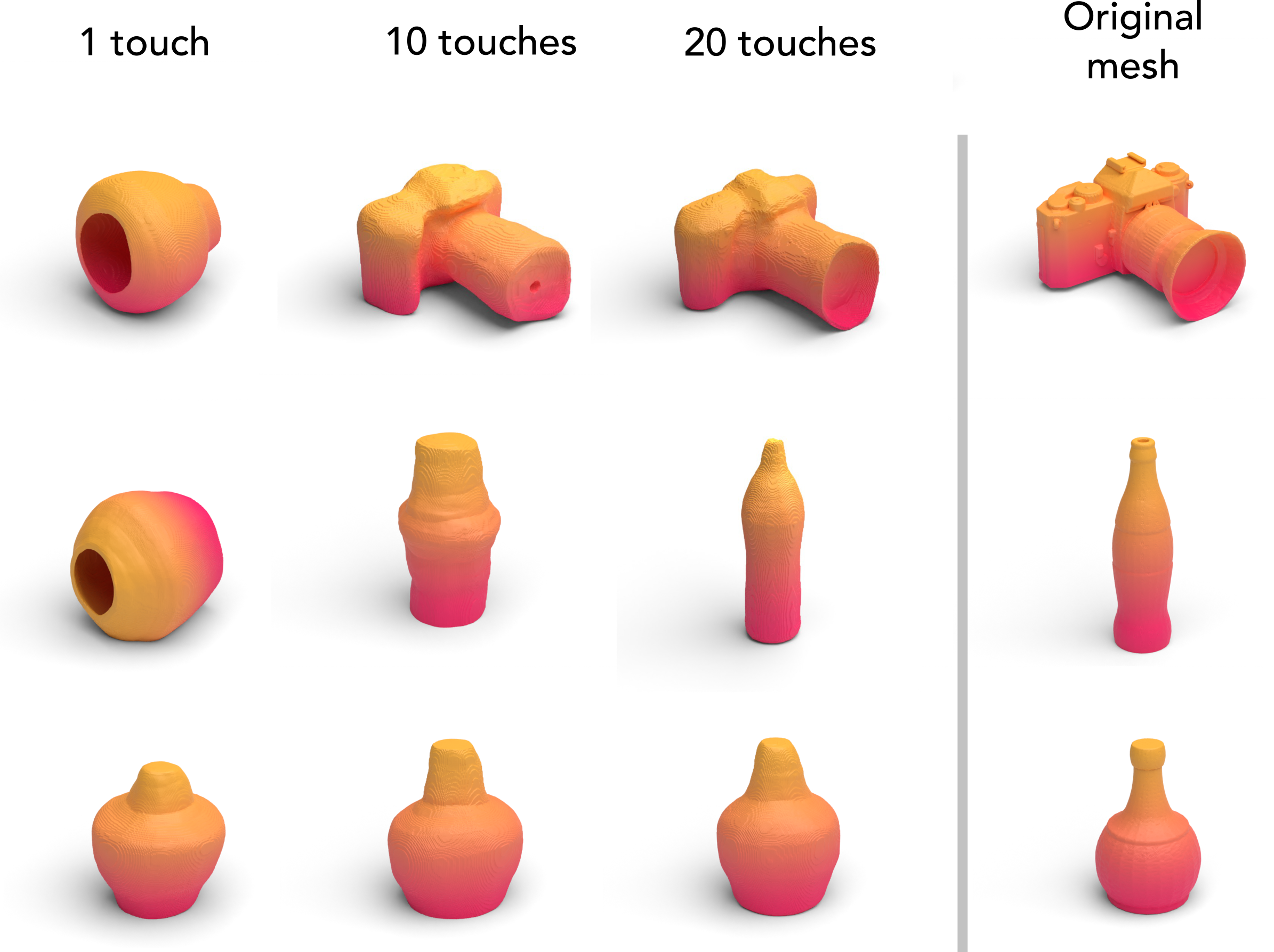 TouchSDF: A DeepSDF Approach for 3D Shape Reconstruction Using Vision-Based Tactile Sensing